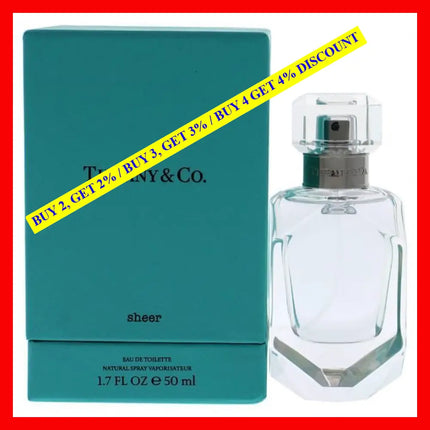 Sheer By Tiffany And Co. For Women - 1.7 Oz Edt Spray