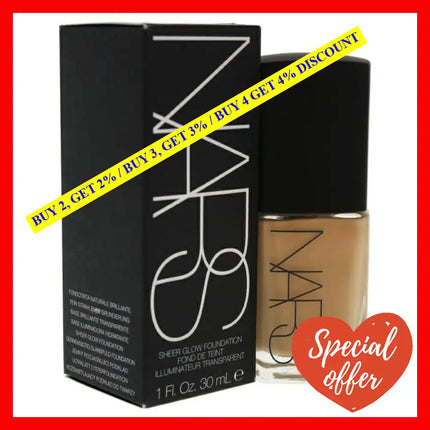 Sheer Glow Foundation - # 03 Stromboli/Medium By Nars For Women 1 Oz