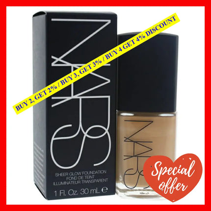 Sheer Glow Foundation - Barcelona/Medium By Nars For Women 1 Oz