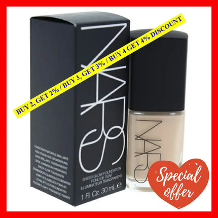 Sheer Glow Foundation - Mont Blanc/Light By Nars For Women 1 Oz