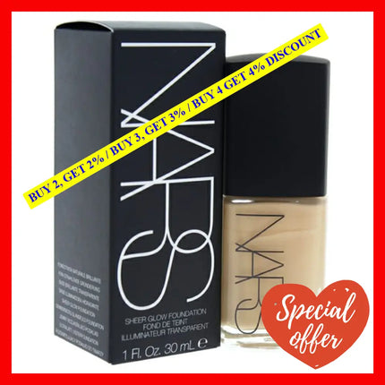 Sheer Glow Foundation - Punjab/Medium By Nars For Women 1 Oz