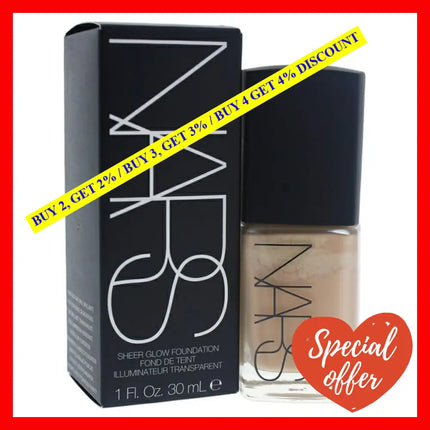 Sheer Glow Foundation - Santa Fe/Medium By Nars For Women 1 Oz