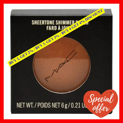 Sheertone Shimmer Blush - Peachykeen By Mac For Women 0.21 Oz Powder