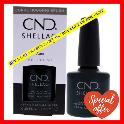 Shellac Gel Nail Polish - Aura By Cnd For Women 0.25 Oz