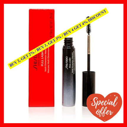 Shiseido Full Lash Mascara Black (Bk901) 0.29 Oz. / 8 Ml.