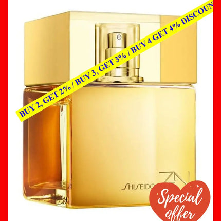 Shiseido Zen Edp Spray 100 Ml - 768614102021