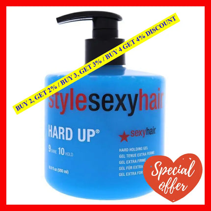 Short Sexy Hair Hard Up Holding Gel By For Unisex - 16.9 Oz