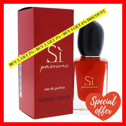 Si Passione By Giorgio Armani For Women - 1 Oz Edp Spray