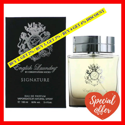 Signature By English Laundry 3.4 Oz Eau De Parfum Spray For Men