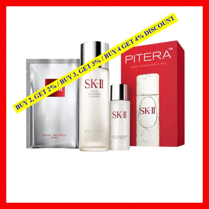 Sk Ii First Experience Kit New New- Ft Clear Lotion 1 Oz.andft Mask 2 Sheetsand Essence 2.5 Oz.-