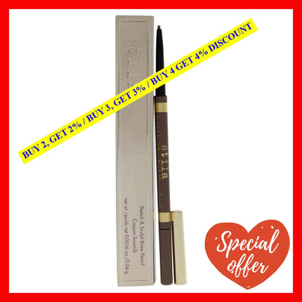 Sketch And Sculpt Brow Pencil - Light By Stila For Women 0.0016 Oz Eyebrow