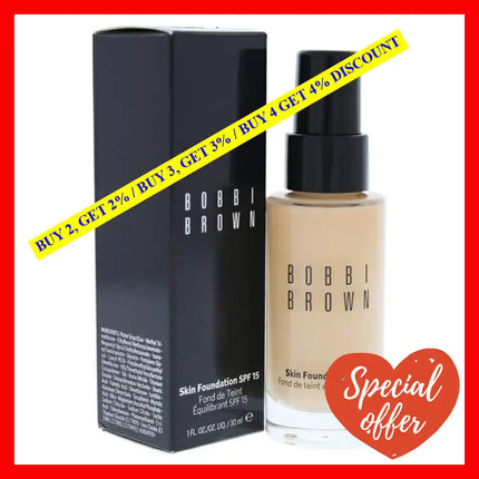 Skin Foundation Spf 15 - 03 Beige By Bobbi Brown For Women 1 Oz