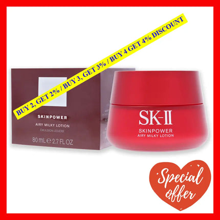 Skinpower Airy Milky Lotion By Sk-Ii For Unisex - 2.7 Oz Moisturizer