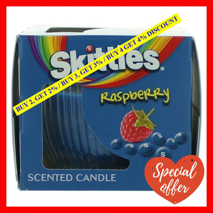 Skittles Scented Candle 3 Oz Jar - Raspberry