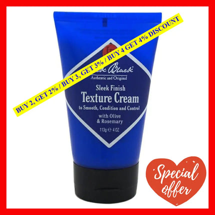 Sleek Finish Texture Cream By Jack Black For Men - 3.4 Oz Texturizer