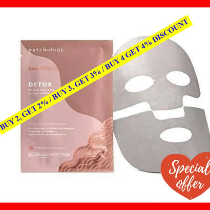 Smartmud No Mess Mud Masque - Detox By Patchology For Unisex 0.54 Oz Mask