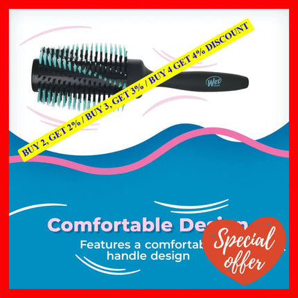 Smooth And Shine Round Brush - Fine-Medium By Wet For Unisex 1 Pc Hair