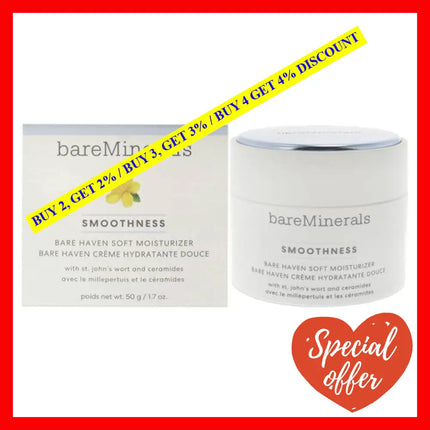 Smoothness Bare Haven Soft Moisturizer By Bareminerals For Unisex - 1.7 Oz