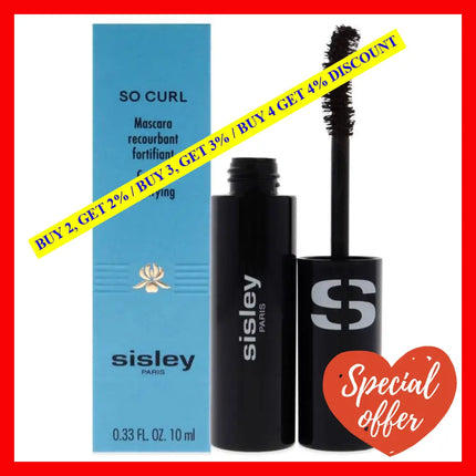 So Curl Curling Fortifying Mascara - 02 Deep Brown By Sisley For Women 0.33 Oz