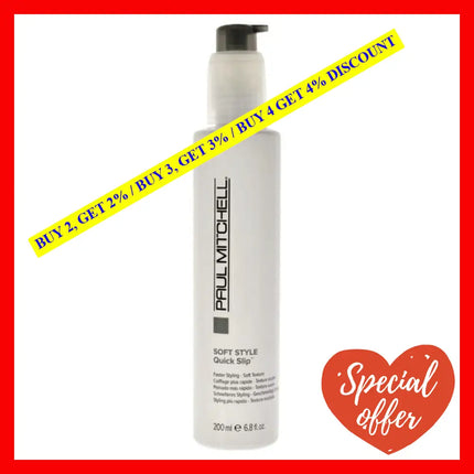 Soft Style Quick Slip Styling Cream By Paul Mitchell For Unisex - 6.8 Oz