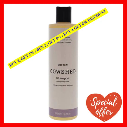 Soften Shampoo By Cowshed For Unisex - 10.14 Oz