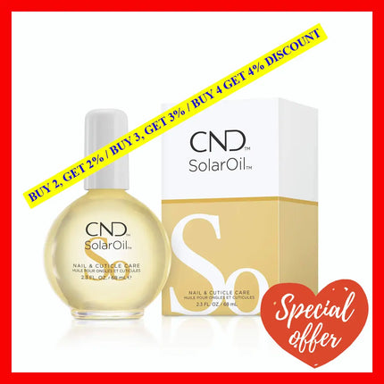 Solaroil Essentials Nail And Cuticle Care By Cnd For Women - 2.3 Oz Oil