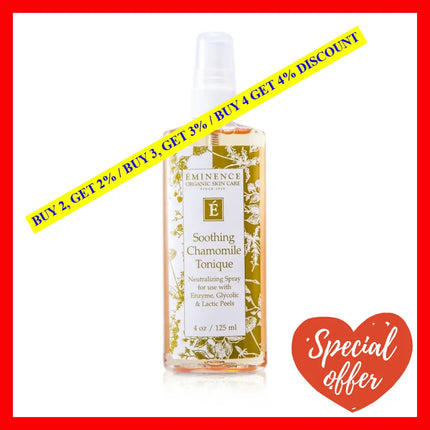 Soothing Chamomile Tonique By Eminence For Unisex - 4.2 Oz Toner