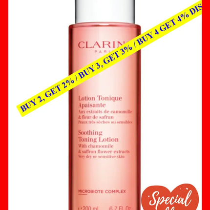 Soothing Toning Lotion By Clarins For Unisex - 6.7 Oz