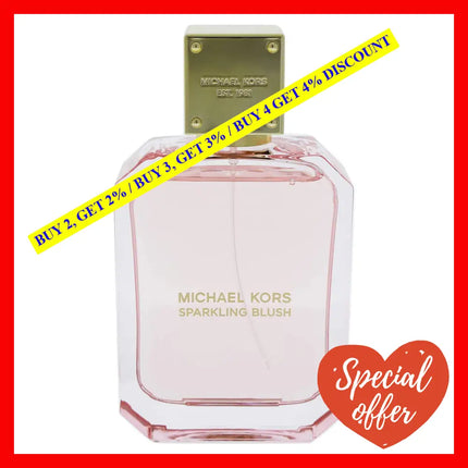 Sparkling Blush By Michael Kors For Women - 3.4 Oz Edp Spray