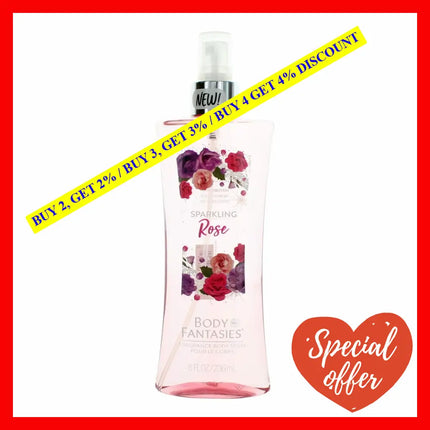 Sparkling Roses By Body Fantasies 8 Oz Fragrance Spray For Women