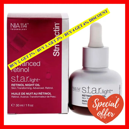 Star Light Retinol Night Oil By Strivectin For Unisex - 1 Oz