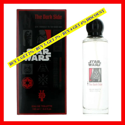 Star Wars Darth Vader 3D By Disney 3.4 Oz Eau De Toilette Spray For Boys