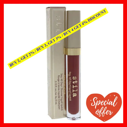 Stay All Day Liquid Lipstick - Miele Shimmer By Stila For Women 0.1 Oz