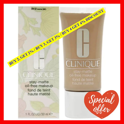 Stay-Matte Oil-Free Makeup - 9 Neutral Mf-N Dry Combination To Oily By Clinique For Women 1 Oz