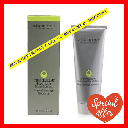 Stem Cellular Resurfacing Micro-Exfoliant By Juice Beauty For Women - 3 Oz Exfoliator