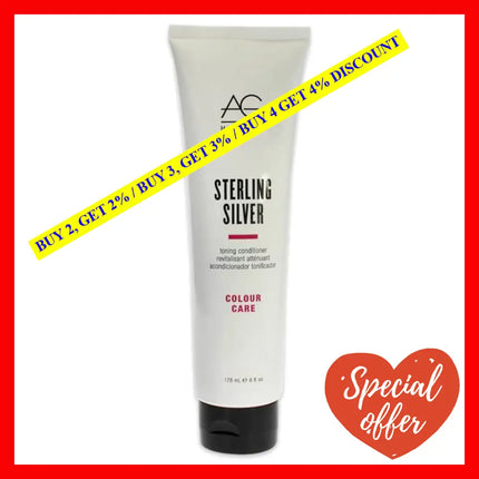 Sterling Silver Toning Conditioner By Ag Hair Cosmetics For Unisex - 6 Oz