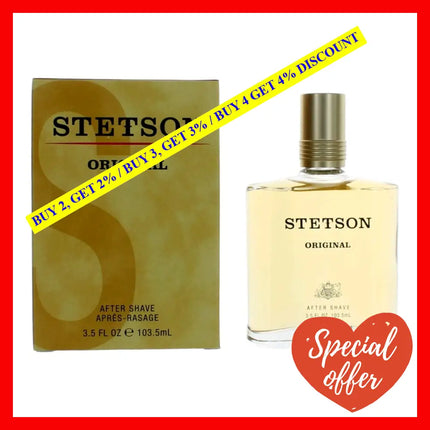 Stetson By Coty 3.5 Oz After Shave Splash For Men