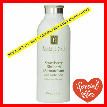 Strawberry Rhubarb Dermafoliant With Lactic Acid By Eminence For Unisex - 4.2 Oz Exfoliator