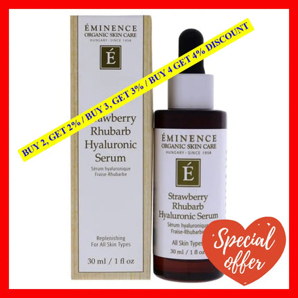 Strawberry Rhubarb Hyaluronic Serum By Eminence For Unisex - 1 Oz