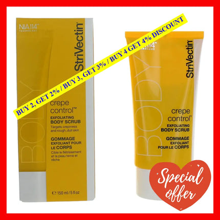 Strivectin Crepe Control By 5 Oz Exfoliating Body Scrub