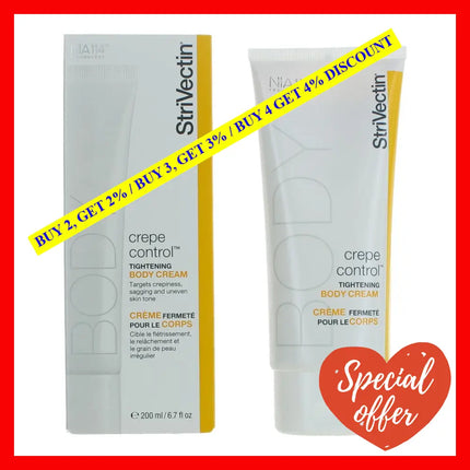 Strivectin Crepe Control By 6.7 Oz Tightening Body Cream