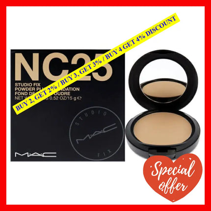 Studio Fix Powder Plus Foundation - Nc25 By Mac For Women 0.52 Oz