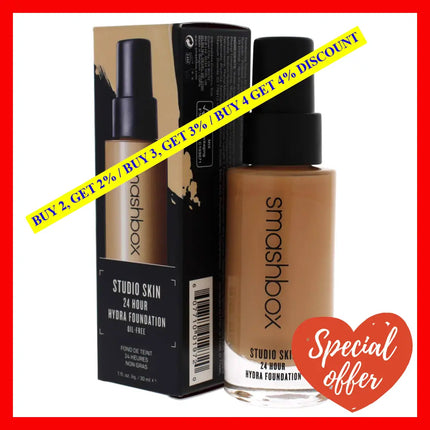 Studio Skin 24 Hour Wear Hydrating Foundation - 2.2 Light-Medium With Warm-Peachy Undertone By