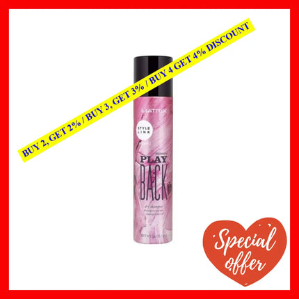 Style Link Mineral Play Back Dry Shampoo By Matrix For Unisex - 3.4 Oz