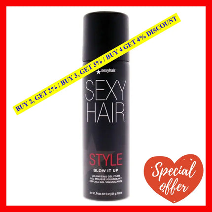 Style Sexy Hair Blow It Up Volumizing Gel Foam By For Unisex - 5 Oz