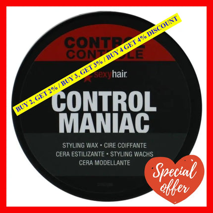 Style Sexy Hair Control Maniac Wax By For Unisex - 2.5 Oz