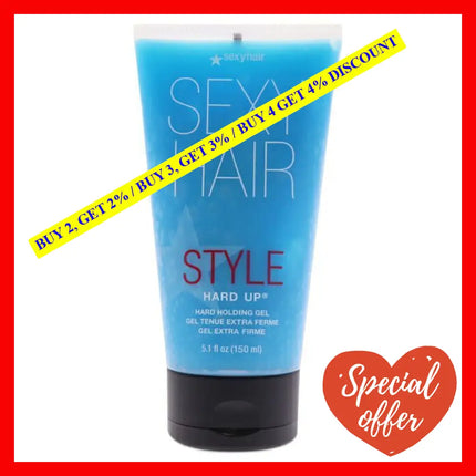 Style Sexy Hair Hard Up Holding Gel By For Unisex - 5.1 Oz