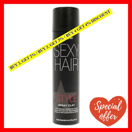 Style Sexy Hairspray Clay Texturizing Spray By Hair For Unisex - 4.4 Oz