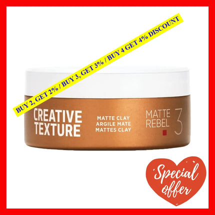 Stylesign Creative Texture Matte Clay By Goldwell For Unisex - 2.5 Oz