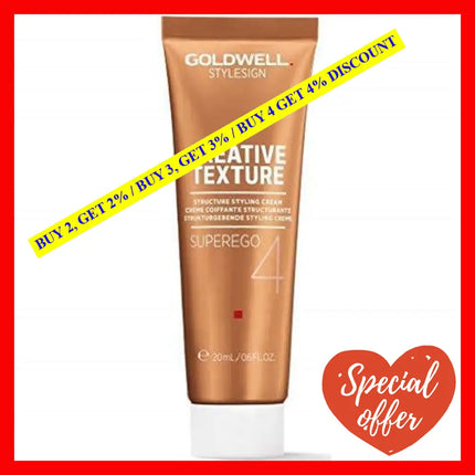 Stylesign Creative Texture Super-Ego Cream By Goldwell For Unisex - 2.5 Oz